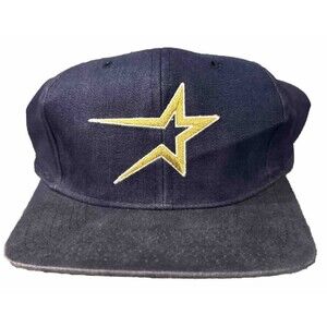 Vintage Houston Astros Eds West Signature Genuine MLB Blue with Star Logo NWT